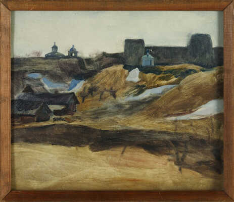 Бабицын Виктор Алексеевич. Изборск. Крепость. Апрель 